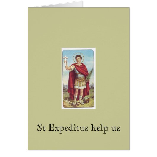 St Expeditus help us Cards (Front)