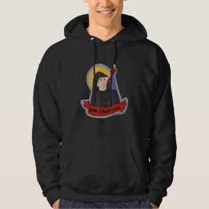 St Faustina Kowalska Great Love Catholic Quote Div Hoodie