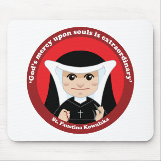 St. Faustina Kowalska Mouse Pad