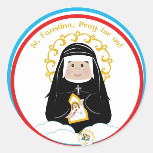 St Faustina Sticker