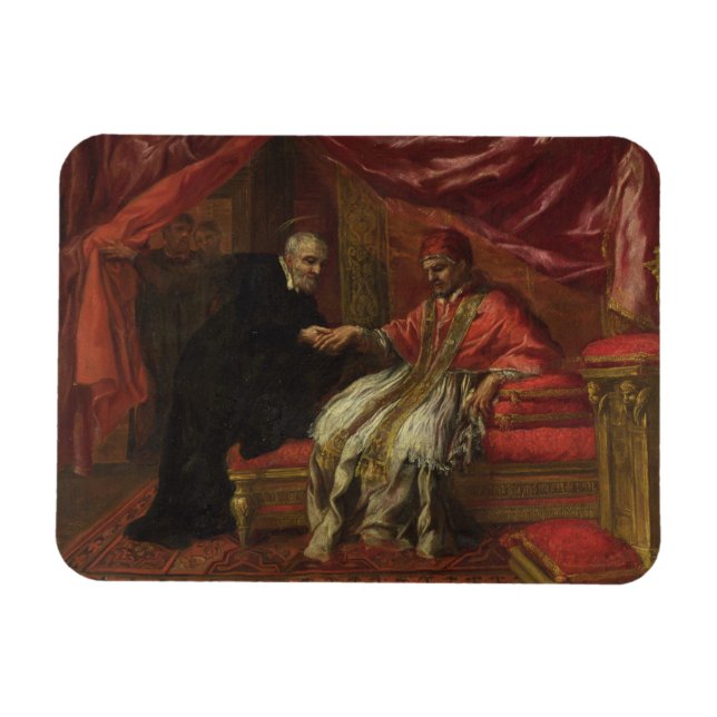 St. Filippo Neri Curing Pope Clemente VIII Magnet (Horizontal)