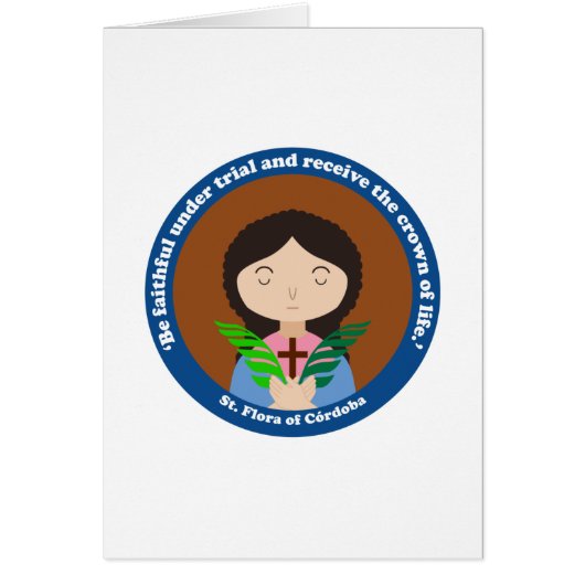 St. Flora of Córdoba Cards (Front)