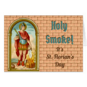 St. Florian of Lorch (BK 32) Blank Greeting Card (Front Horizontal)