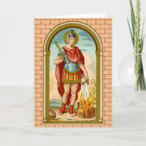 St Florian of Lorch BK 32 Blank Greeting Card