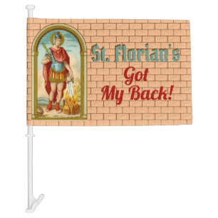 St. Florian of Lorch (BK 32) Car Flag 2