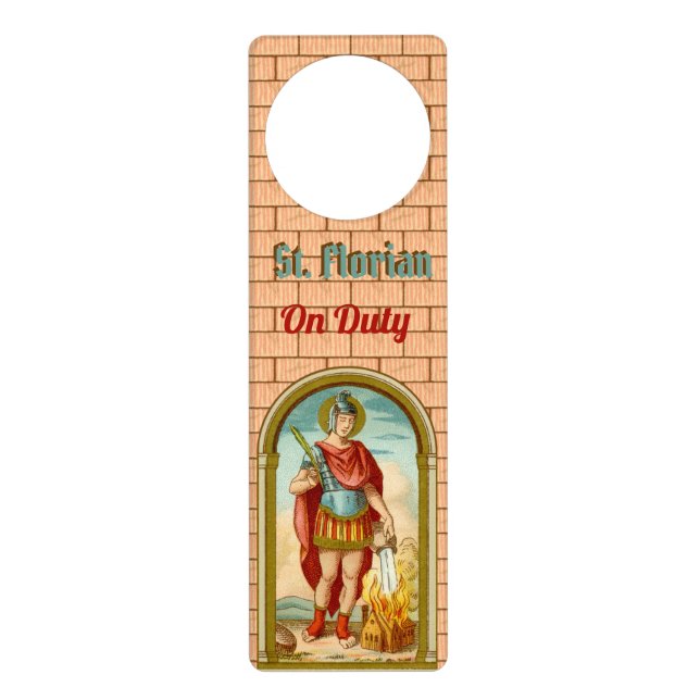 St. Florian of Lorch (BK 32) Door Hanger (Front)