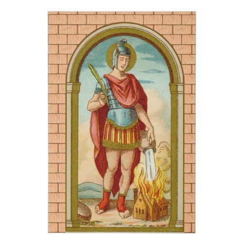 St Florian of Lorch BK 32 Faux Canvas Print