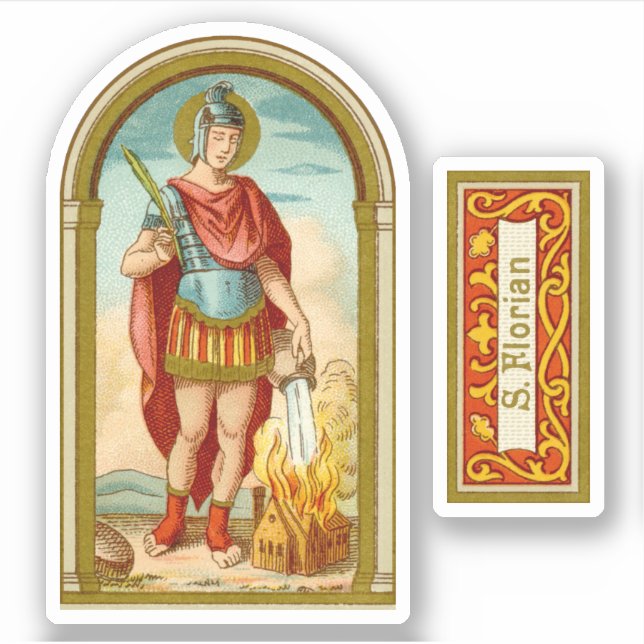 St. Florian of Lorch (BK 32) Sticker (Front)