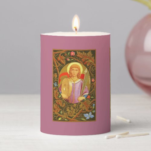 St Florian of Lorch PM 03 3x4 Pillar Candle