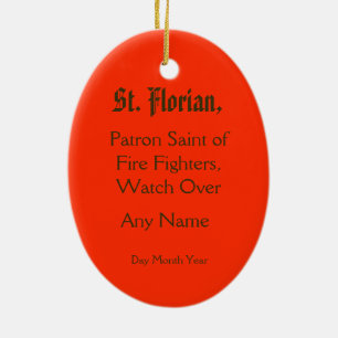 St. Florian of Lorch (PM 03) Ceramic Ornament