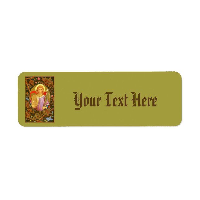 St. Florian of Lorch (PM 03) Narrow NBMP Label 3a (Front)