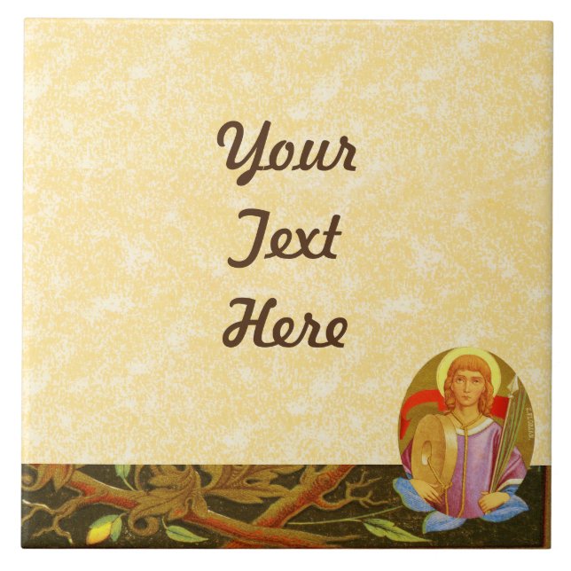 St. Florian of Lorch (PM 03a) DIY Design Tile (Front)