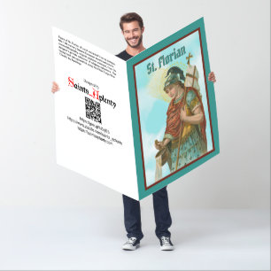St. Florian with Bucket (Clear Skies; M 019) Card