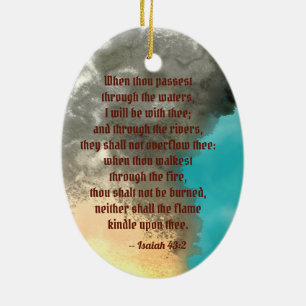 St. Florian with Bucket (Smoke; M 019) Ceramic Ornament