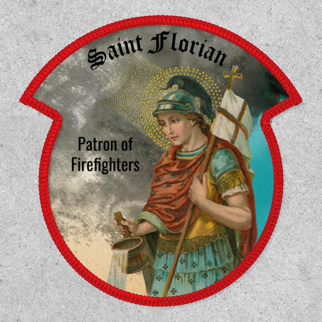St. Florian with Bucket (Smoke; M 019) Patch (Front)