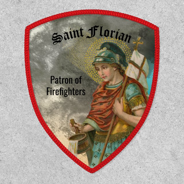 St. Florian with Bucket (Smoke; M 019) Patch (Front)