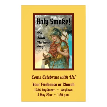 St. Florian with Bucket (Smoke; M 019) Poster St. Florian with Bucket (Smoke; M 019) Poster
