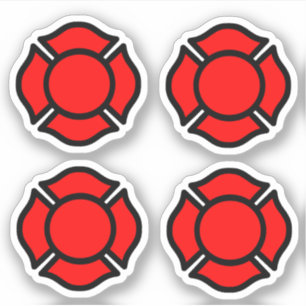 St. Florian's Cross 4-UP Sticker