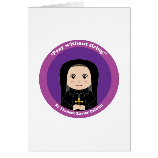 St. Frances Xavier Cabrini Cards (Front)