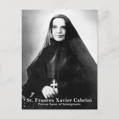 St Frances Xavier Cabrini Postcard