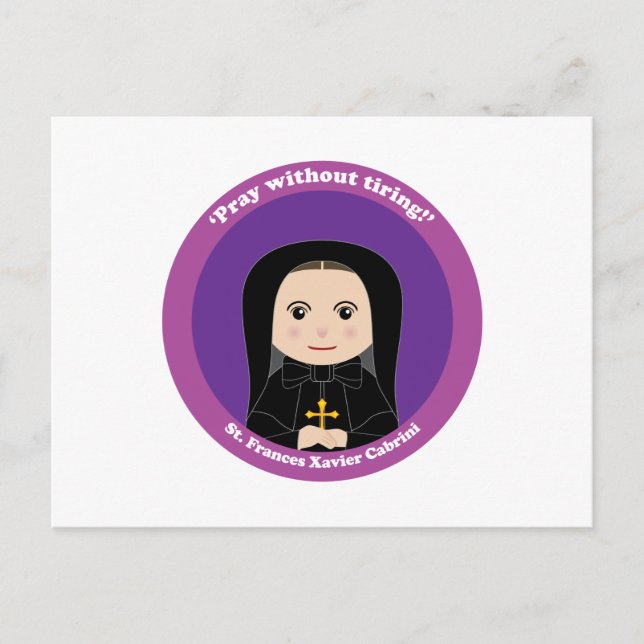St. Frances Xavier Cabrini Postcard (Front)