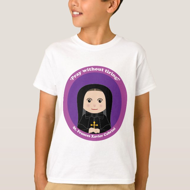 St. Frances Xavier Cabrini T-Shirt (Front)