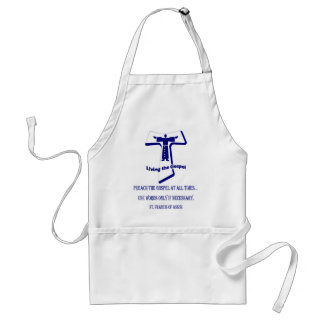 St Francis Adult Apron