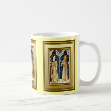 St Francis And St Clare, Assisi Coffee Mug