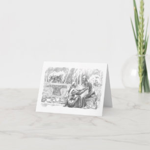 St. Francis and the Leper Card