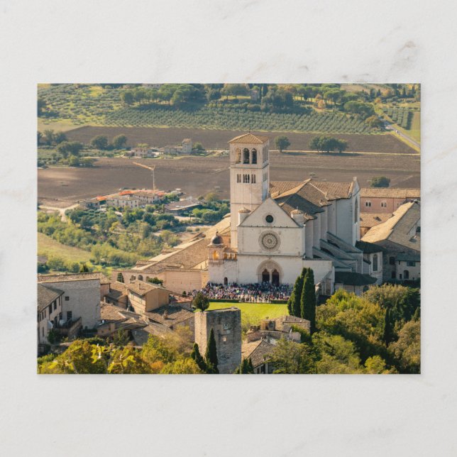 St. Francis Basilica, Assisi, Italy Postcard (Front)