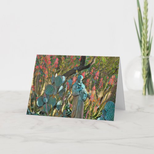 St Francis Blank Notecard