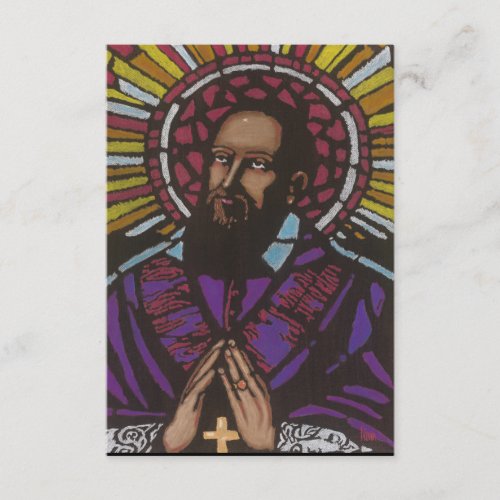St Francis de Sales Prayer Card
