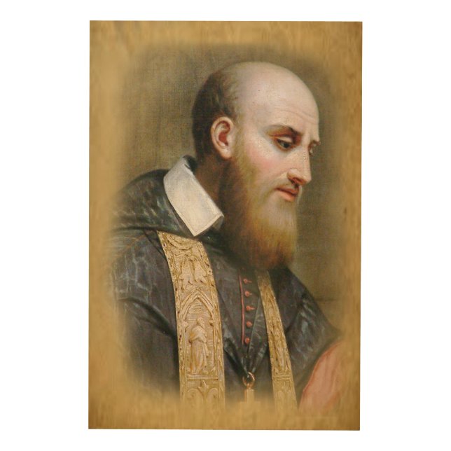 St Francis de Sales Wood Wall Art (Front)