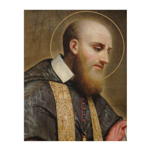 St. Francis de Sales Wood Wall Decor