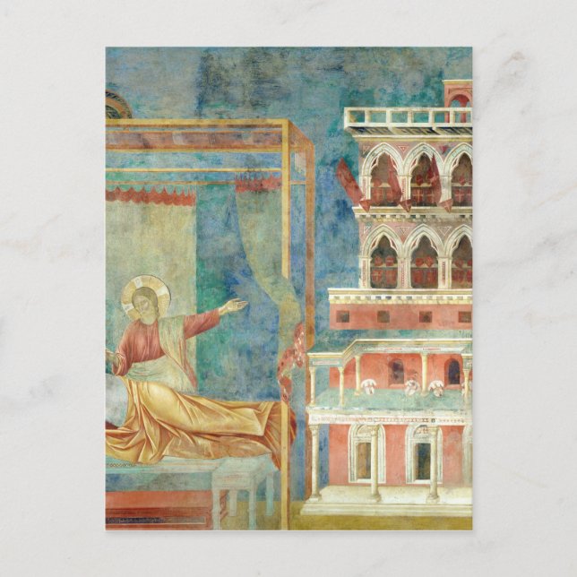 St. Francis Dreams of a Palace full of Weapons Postcard (Front)