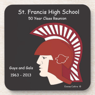 St Francis Logo class reunion Beverage Coaster