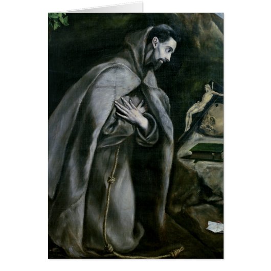 St. Francis of Assisi, 1580-95 Cards (Front)