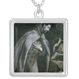 St. Francis of Assisi, 1580-95 Silver Plated Necklace