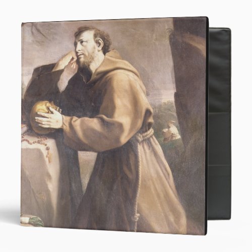 St Francis of Assisi at Prayer Binder