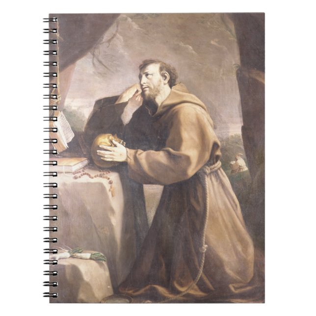 St. Francis of Assisi at Prayer Notebook (Front)