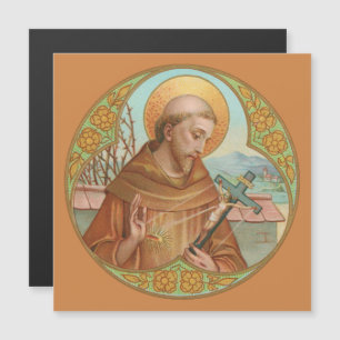 St Francis of Assisi (BK02) Magnetic Greeting Card