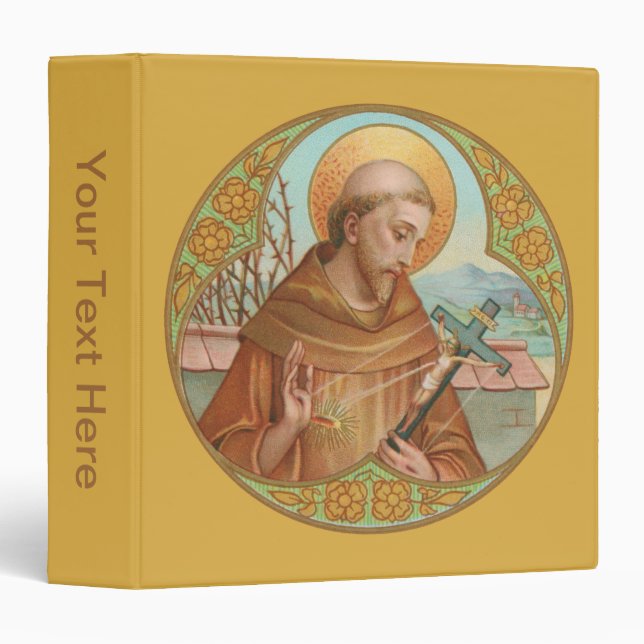 St. Francis of Assisi (BK 002) 3 Ring Binder (Front/Spine)