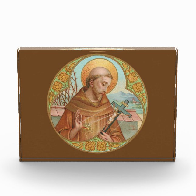 St. Francis of Assisi (BK 002) Acrylic Award (Front)