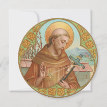 St. Francis of Assisi (BK 002) Blank Greeting Card