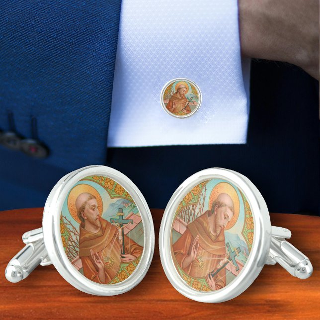 St. Francis of Assisi (BK 002) Cufflinks (Creator Uploaded)