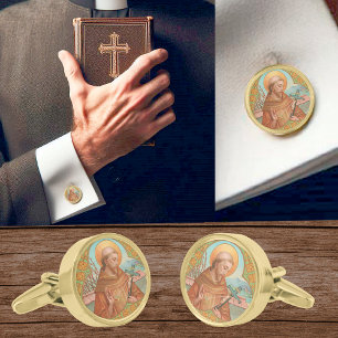 St. Francis of Assisi (BK 002) Cufflinks
