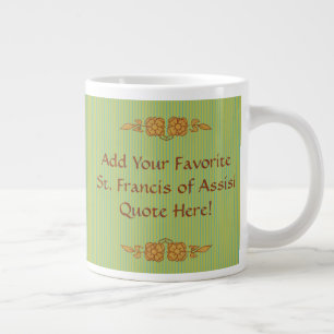 St. Francis of Assisi (BK 002) Giant Coffee Mug