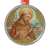 St. Francis of Assisi (BK 002) Metal Ornament