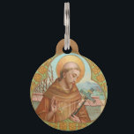St. Francis of Assisi (BK 002) Pet ID Tag<br><div class="desc">St. Francis of Assisi (1181-1226), author of the Canticle of the Sun also known as the Canticle of the Creatures, is Patron Saint of Animals and Animal Welfare. In many congregations, the ceremonial blessing of pets and animals is often performed on October 4, his feast day, or on a Sunday...</div>