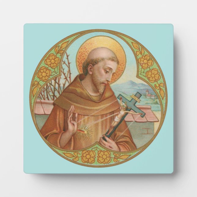St. Francis of Assisi (BK 002) Plaque (Front)